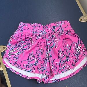 Zella Pink Patterned Shorts for Girls